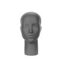 Female headdisplay, magnetic, graphit grey