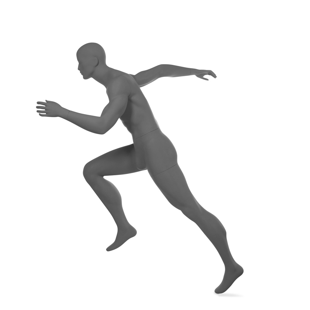 BINK - Male mannequin abstract head, runner, Top  Sports