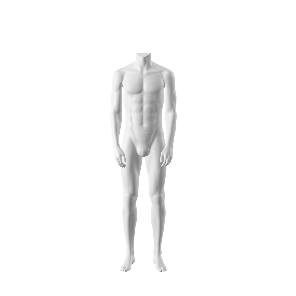 For Rent male mannequin, Urban, white mat