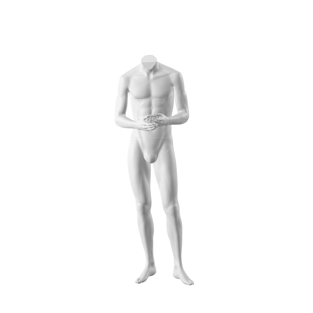 For Rent male mannequin, Urban, white mat