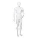 For rent male window mannequin, Unbreakable, white
