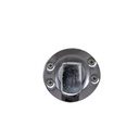 Rotational hook fitting, chromed finish
