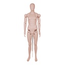 Museum mannequin, male, abstract head, adjustable, skin color, pose YM55