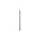 Footpin 17,5 cm length, M12, steel, silver chrome