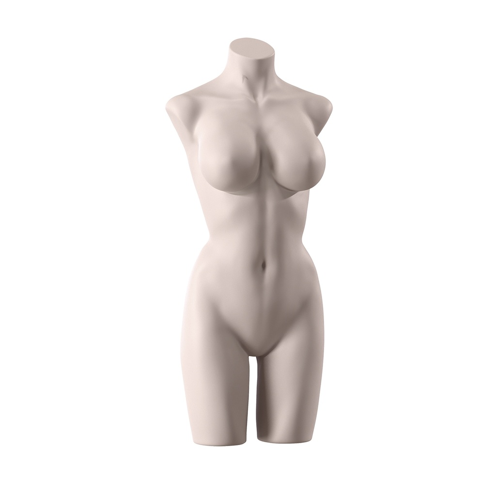 BINK - Lingerie torso, female, D-cup, light skin color, pose 003