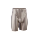 Lingerie mannequin hips display, male, bronze metallic skin color, pose 401