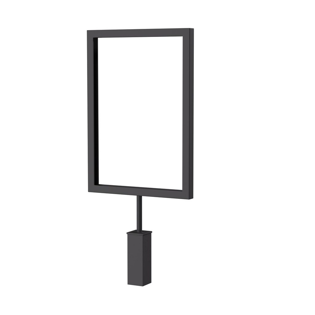 BINK - Info display, A5, for smart clothing rack, black