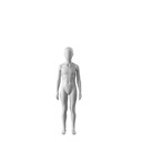 Sport mannequin, child, grey, 8 year, standing pose 601