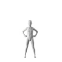 Sport mannequin, child, grey, 8 year, standing pose 603