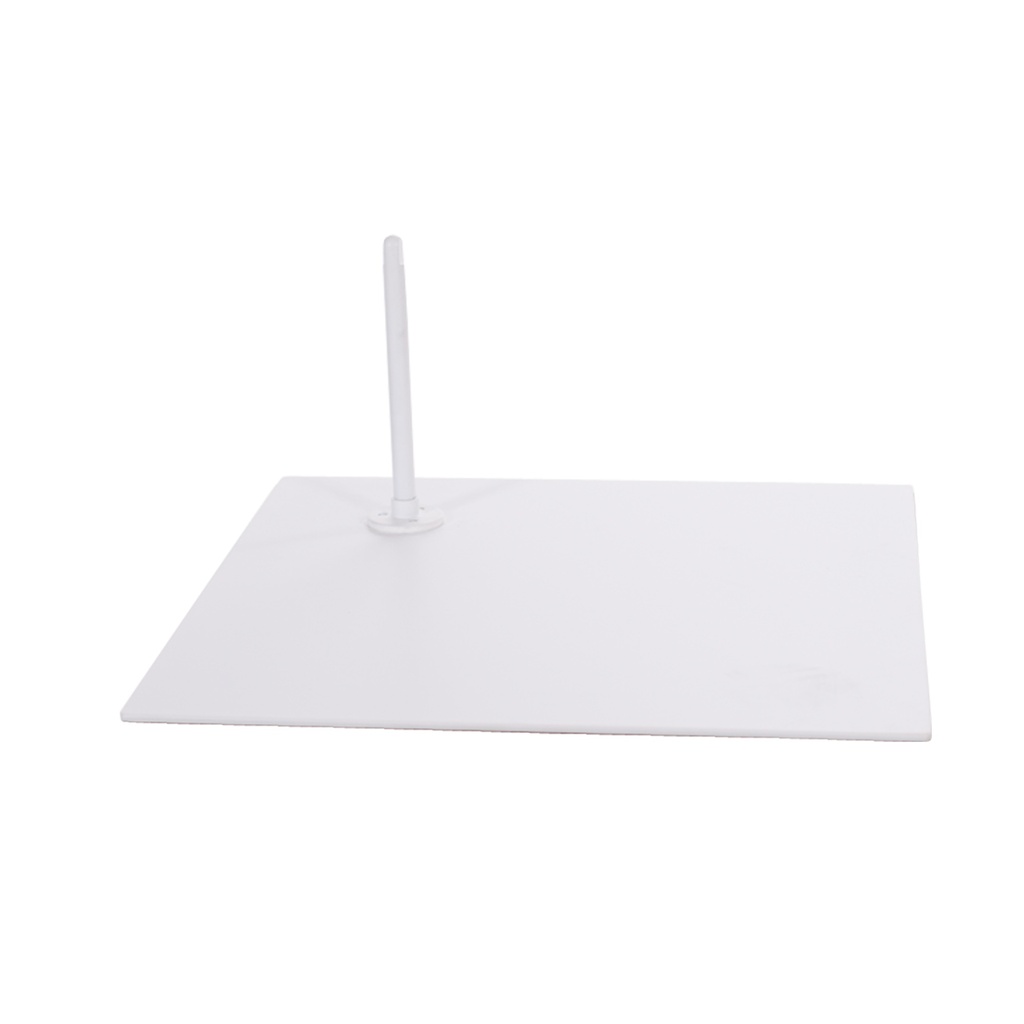 BINK - Square base for adult window mannequin, RAL 9002 , footpin