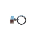 Ring as extra fixation of bust on standers, chrome