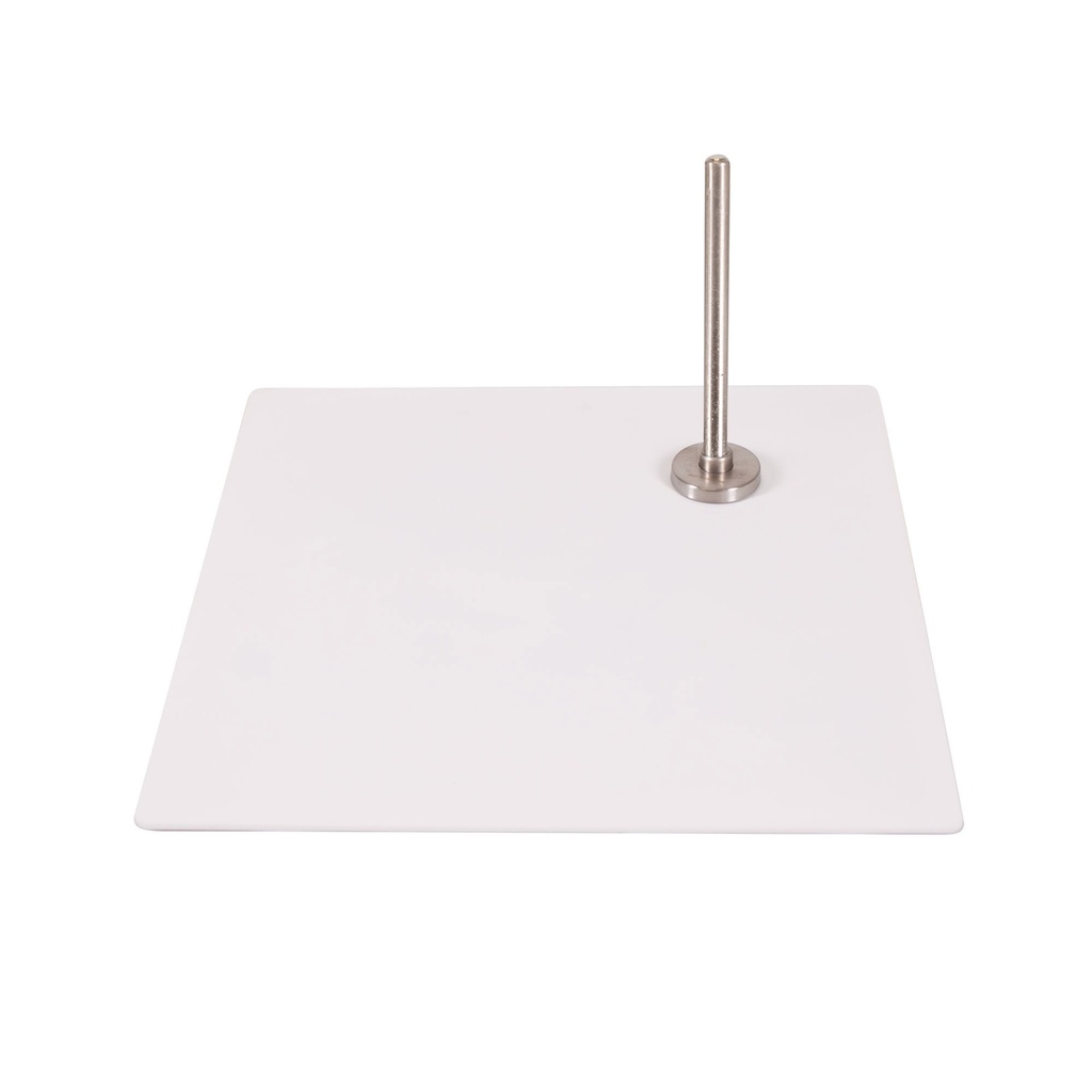 Square Base Adult Mannequin White with Footpin included