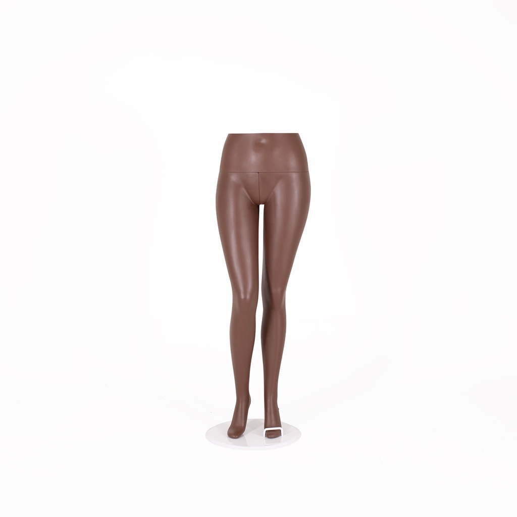 Plus size female trousers display, plastic PS,  african skin colour