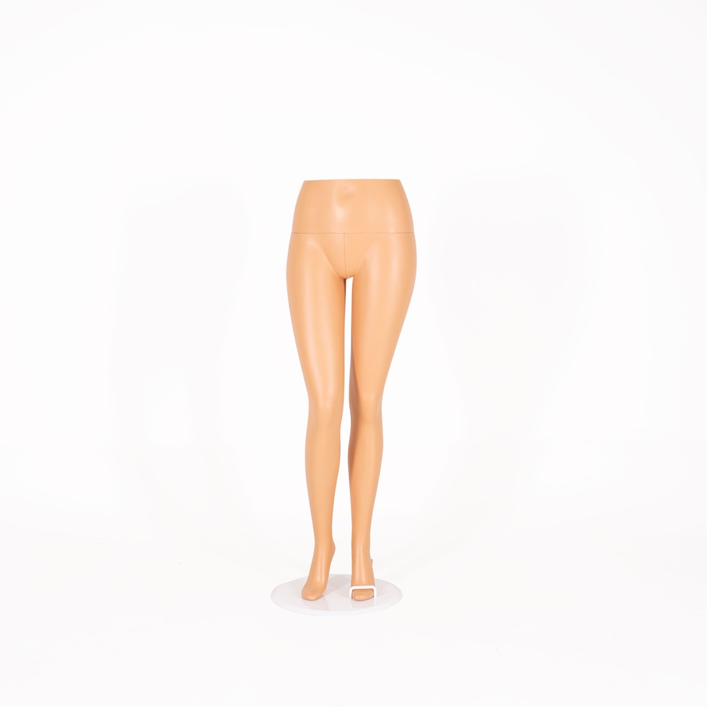 Plus size female legs display, plastic PS, latin african skin colour
