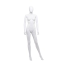 Cheap mannequin, female, detachable head, white mat colour, standing pose 05BN