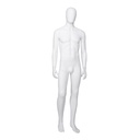 Cheap mannequin, male, detachable head, white mat colour, standing pose 06BN