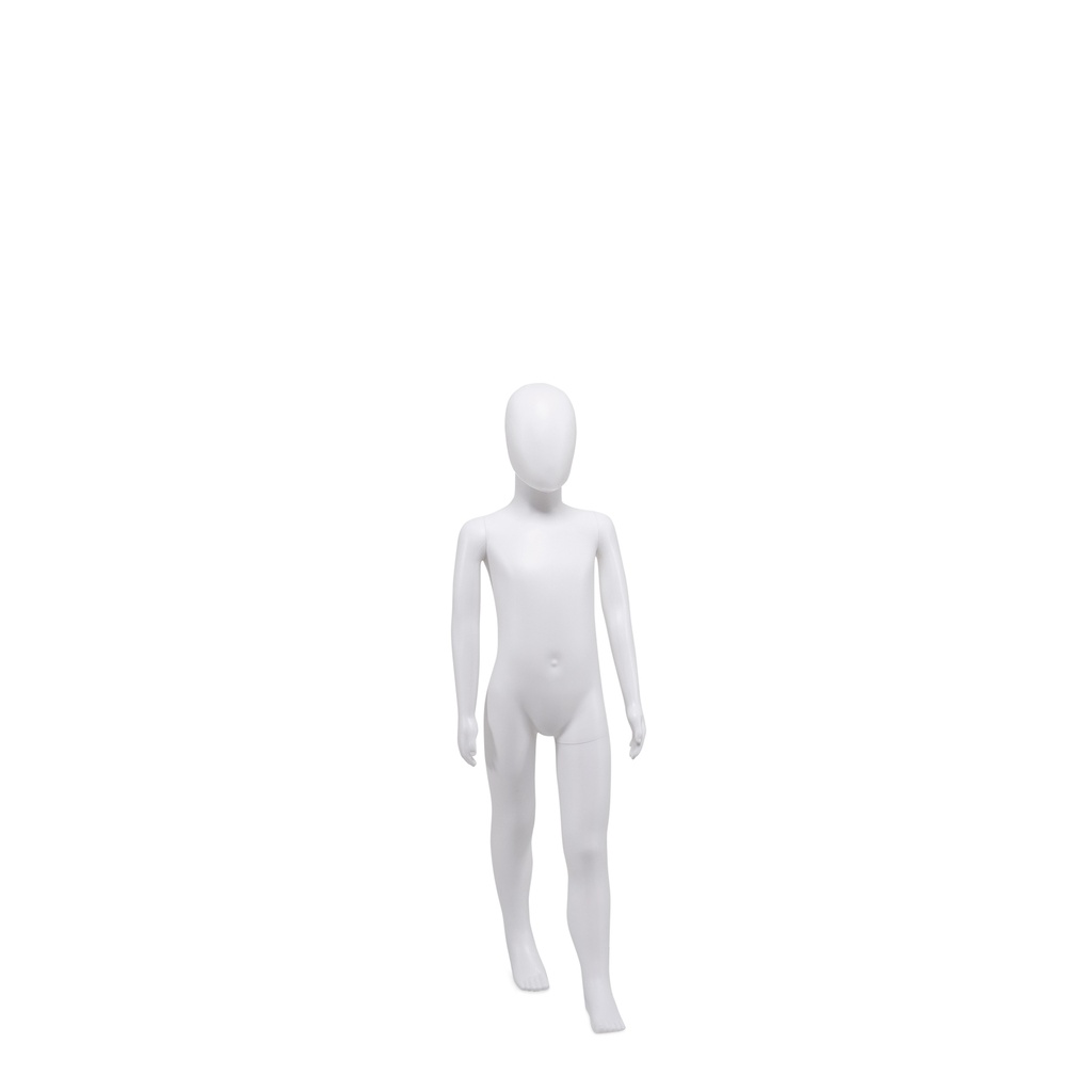 BINK - Cheap mannequin, child, 5 year, detachable head, white mat colour, standing pose 22BN