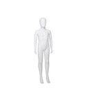 Cheap mannequin, child, 8 year, detachable head, white mat colour, standing pose 23BN