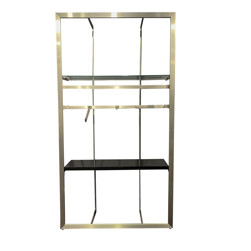 BINK - Freestanding wall module in stainless steel