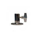 Base connector for calfpin, chromed metal