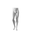 White abstract male trouserform on brushed nickel base