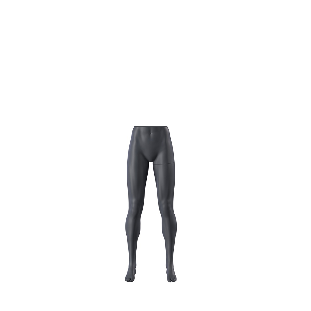Female trousers display, standing, FRP, graphite grey, pose 199