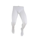 Bended male legs, wall fixation, white