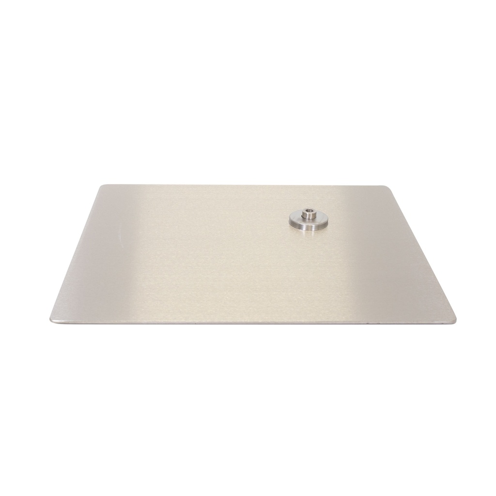 BINK - Rectangular mannequin base 45x40 cm, brushed stainless steel