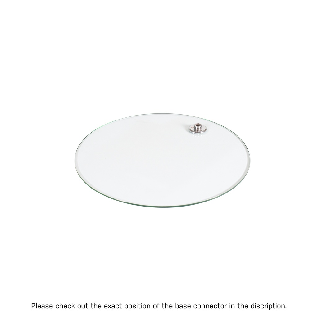 BINK - Round base plate Ø 35 cm with chrome connector type M12 for child's mannequin 