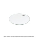 Round base plate Ø 35 cm with chrome connector type M12 for child's mannequin 
