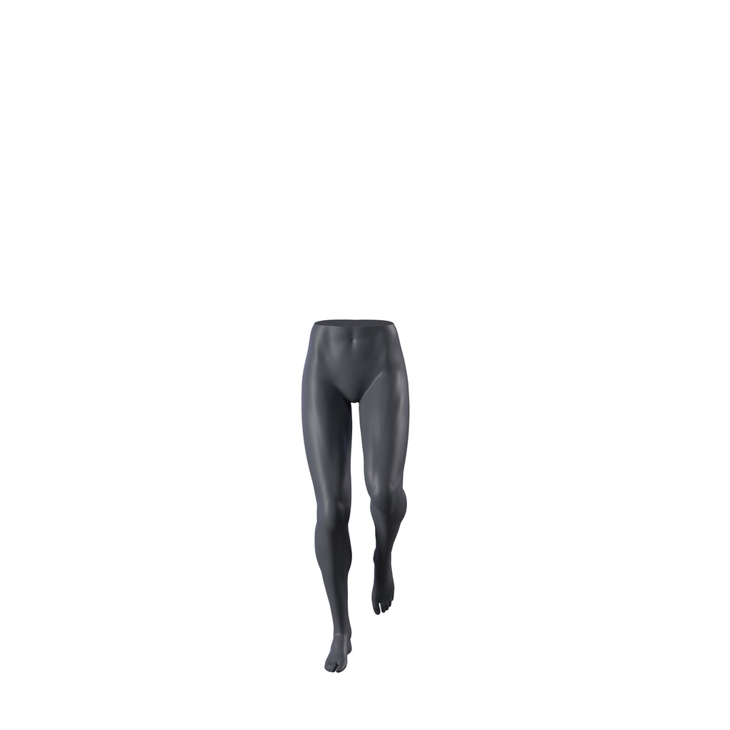 Female trousers display, running pose, FRP, graphite grey, pose 197
