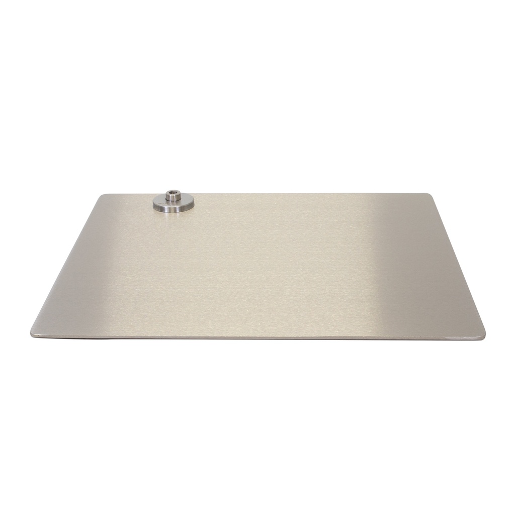 BINK - Rectangular mannequin base 45x40 cm, brushed stainless steel