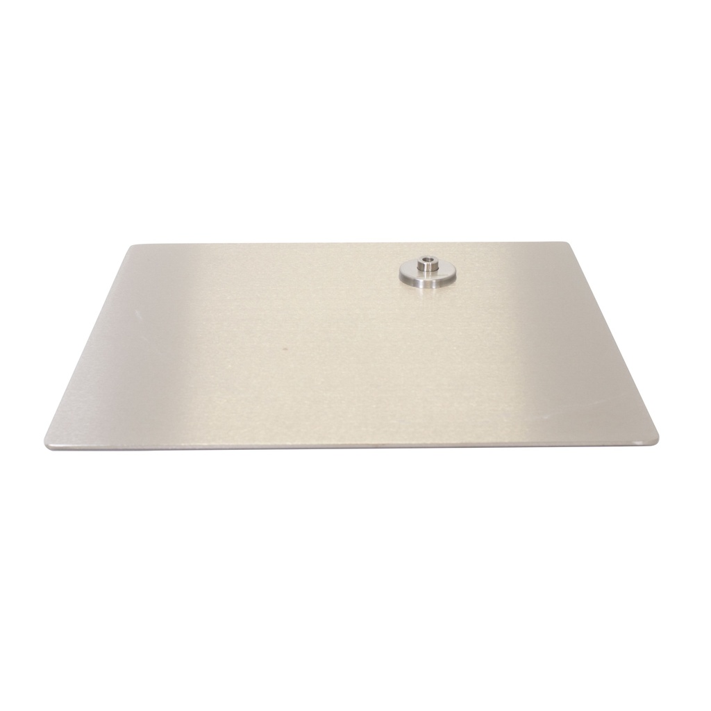 BINK - Rectangular mannequin base 45x40 cm, brushed stainless steel 