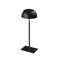Hat display stand, for kids/teens, black powder-coated steel 