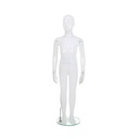 Child mannequin, 9 years, recycled plastic, white