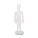 Child mannequin, 2 years, recycled plastic, white