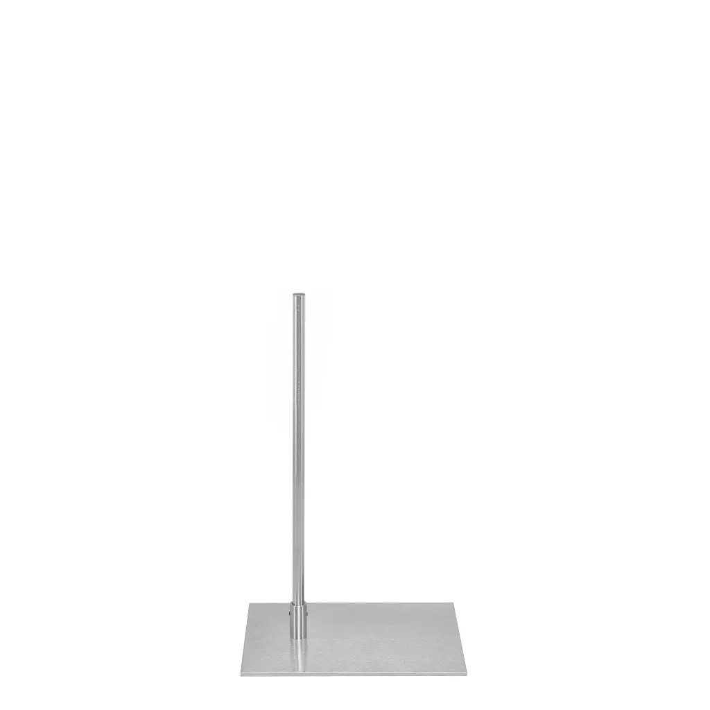 BINK - Bust stand, off-centre fixation tube of 55 cm,  stainless steel