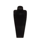 Jewellery bust for necklaces, height 54 cm, covered with black velvet