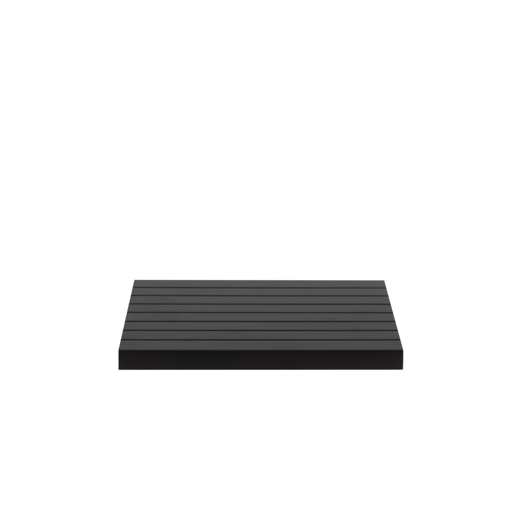 BINK - Expositor de mesa para joyas, 24 x 18 cm, de madera MDF negra mate