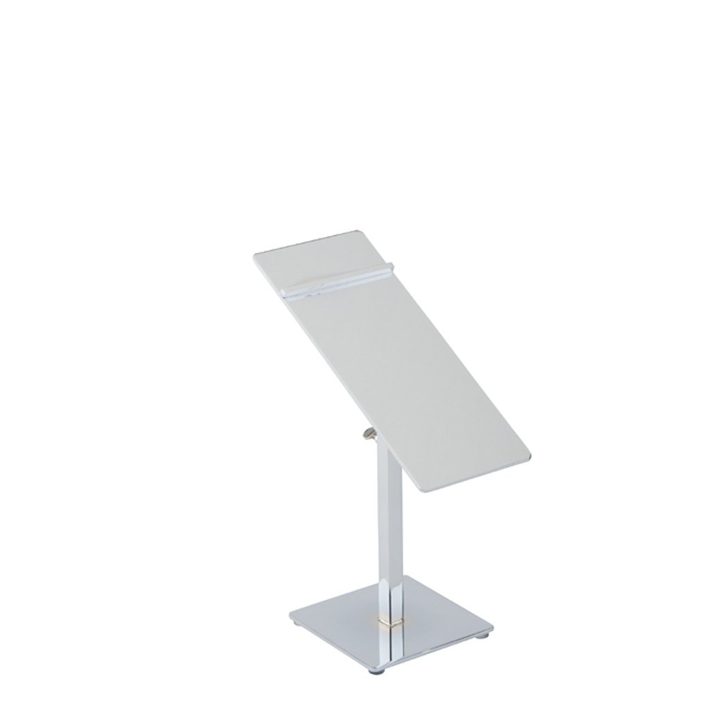 Adjustable shoe display, chrome 