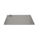 Square mannequin base 40x40 cm, brushed stainless steel
