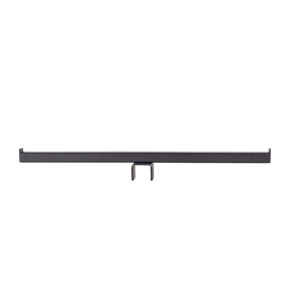 T display for clothing rack, black matt