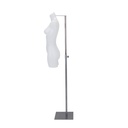 Female bust with stand, white