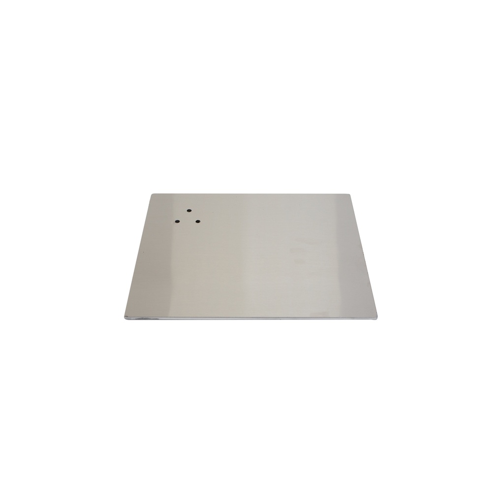BINK - Rectangular base for child window mannequin, brushed steel