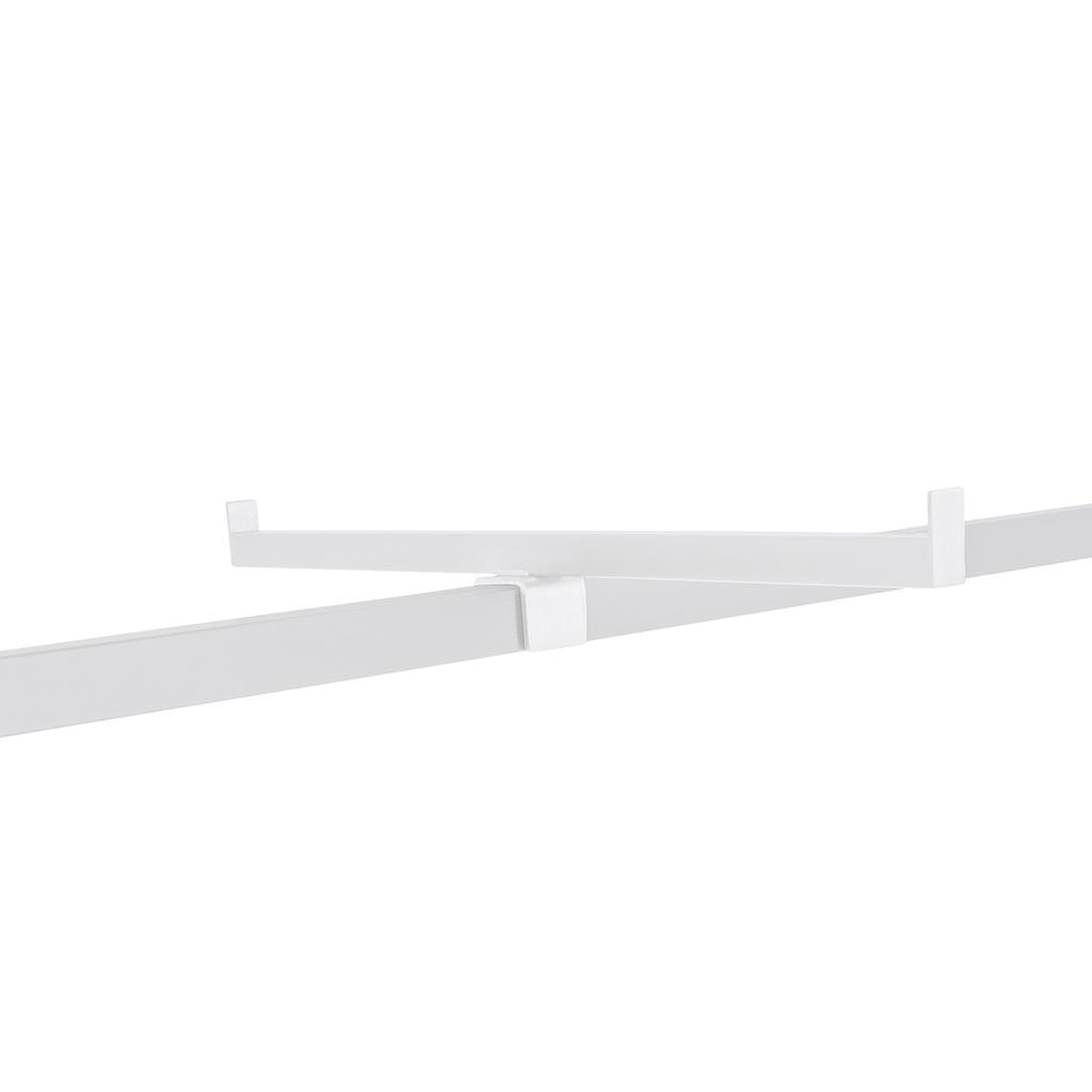 BINK - T display for clothing rack, white matt