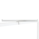 T display for clothing rack, brushed steel (copy)