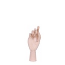 Wooden female right hand, height 27 cm, with M8 connection