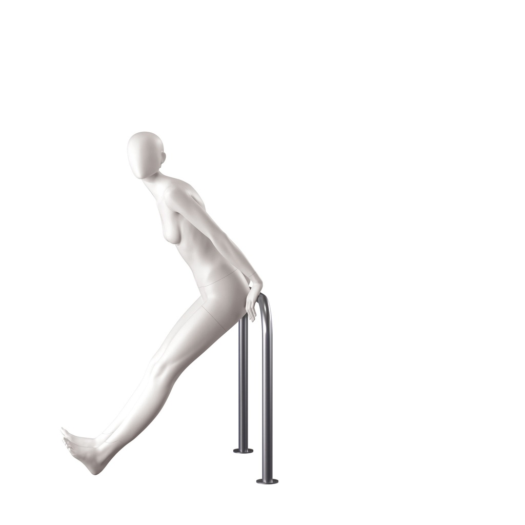 BINK - Female mannequin, collection NXT - gen Z, colour light grey, leaning pose 003