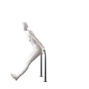 Female mannequin, collection NXT - gen Z, colour light grey, leaning pose 003