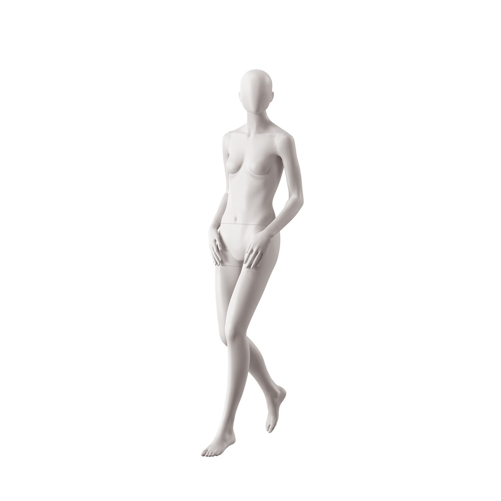 Female mannequin, collection NXT - gen Z, colour light grey, walking pose 011
